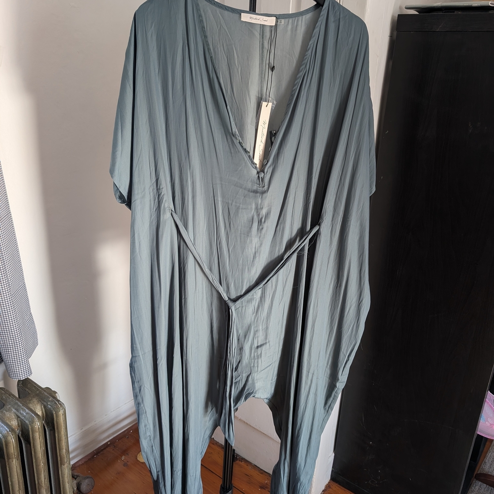Mustard Seed Blue Jumpsuit